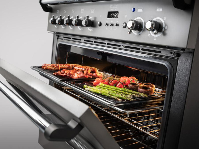 Rangemaster Classic FX CLAS90FXEISL/C - Slate 90cm Induction Range Cooker - 7 Zones - A Energy