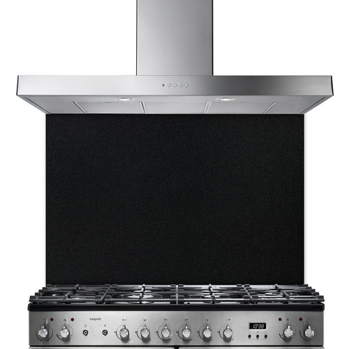 Rangemaster Universal UNBSP110BL - Black 110cm Splashback