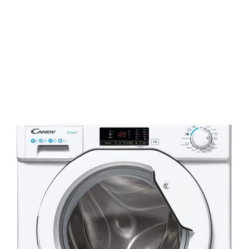 Candy CBW 49D1W4J-80 - White 9KG Integrated Washing Machine - 1400RPM - B Energy
