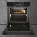 Haier HWO60SM6TS9BH - Black 70L Single Oven - Steam Series 6 - A+ Energy