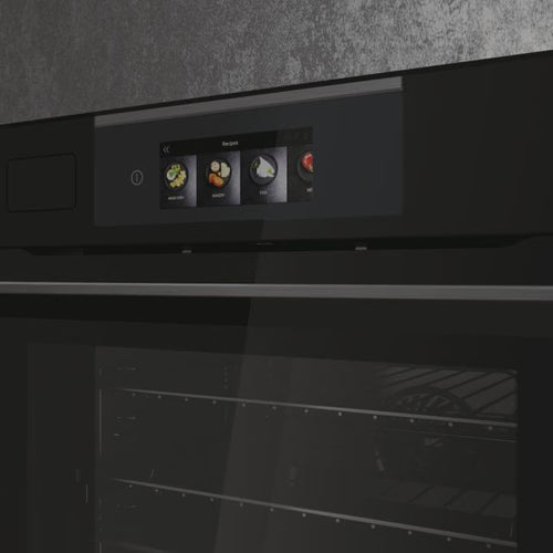 Haier HWO60SM6TS9BH - Black 70L Single Oven - Steam Series 6 - A+ Energy