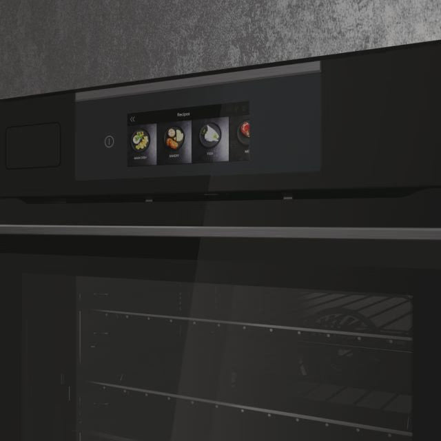 Haier HWO60SM6TS9BH - Black 70L Single Oven - Steam Series 6 - A+ Energy