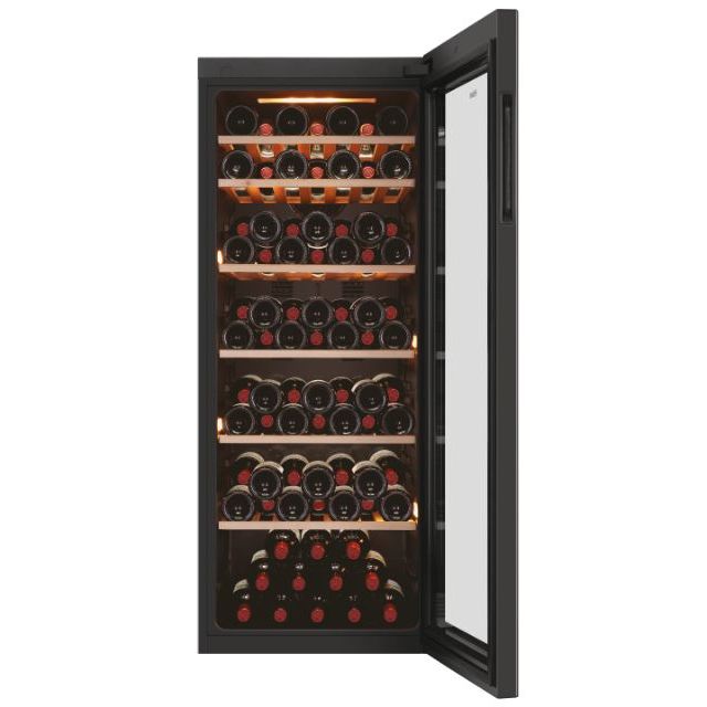 Haier HWS84GNF - Black 84 Bottle Capacity Wine Cooler - G energy