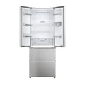 Haier HFR5719EWMP - Platinum Inox American Fridge Freezer - 444L Total Capacity - E Energy