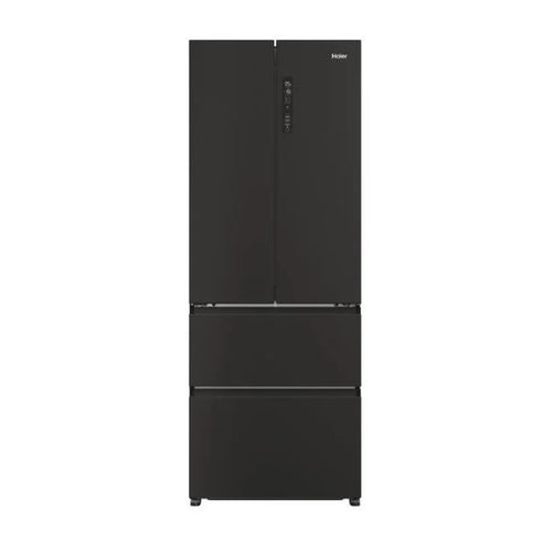Haier HFR5719ENPB - Slate Black American Fridge Freezer - 446L - E energy