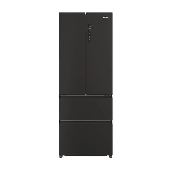 Haier HFR5719ENPB - Slate Black American Fridge Freezer - 446L - E energy