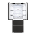 Haier HFR5719ENPB - Slate Black American Fridge Freezer - 446L - E energy