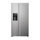 Haier HSR5918DIMP - Platinum Inox American Fridge Freezer - 511L - D Energy Rating