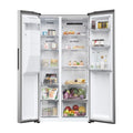 Haier HSR5918DIMP - Platinum Inox American Fridge Freezer - 511L - D Energy Rating