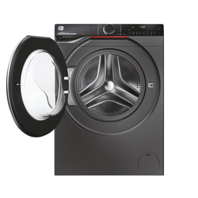 Hoover H7W412MBCR - Graphite Freestanding 12KG Washing Machine - 1400 RPM - A energy