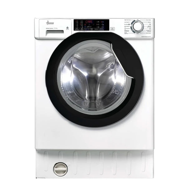 Hoover HBDS 4954DMB5-80 - White & Black Integrated Washer Dryer - 9KG Wash 5KG Dry - A Energy