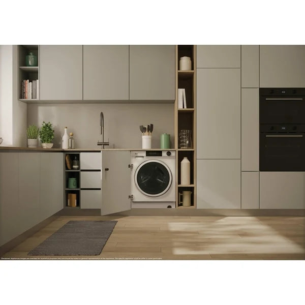 Hoover HBSI 410CL8U-80 - White 10KG Integrated Washing Machine - 1400 RPM - A energy