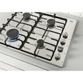 Hoover HHW6LK3X - Stainless Steel 60cm Gas Hob - 4 Burners - Flame Safety Device