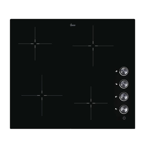 Hoover HHK46C - Black Ceramic Hob - 4 Cooking Zones