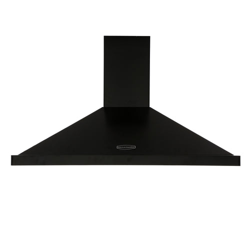 Rangemaster LEIHDC90BC - Black/Chrome 90cm Chimney Cooker Hood - D Energy Rating