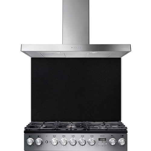 Rangemaster UNBSP90BL - Black 90cm Splashback