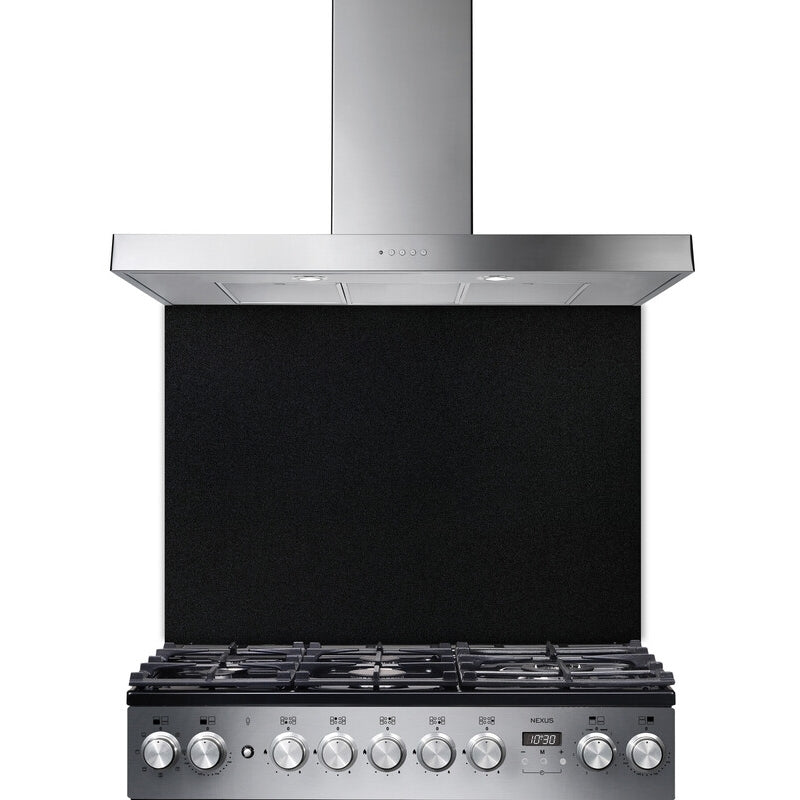 Rangemaster UNBSP90BL - Black 90cm Splashback