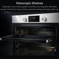 Teknix BITK264GSX - Stainless Steel Single Oven - Gas - 69L - A Energy
