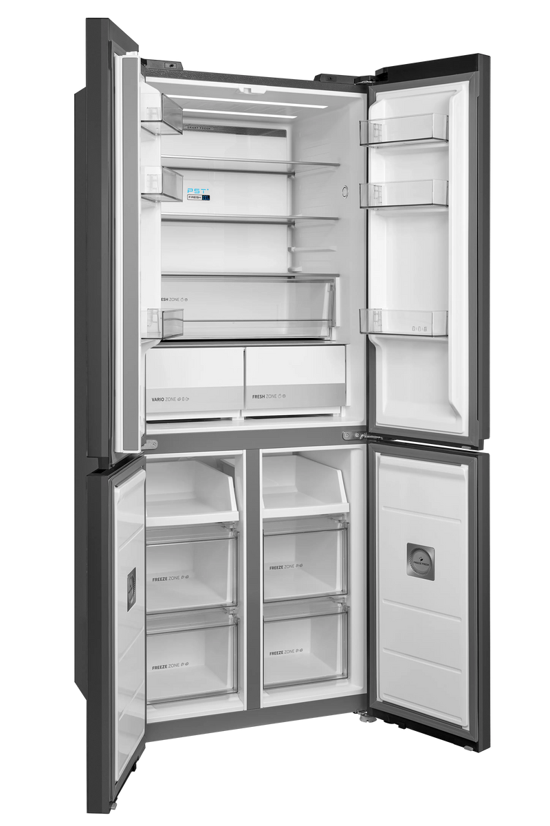 Midea MDRM587BIE70 - Inox American Fridge Freezer - 426L - E Energy