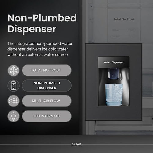 Teknix FFH1825WW/E - White Freestanding 50/50 Frost Free Fridge Freezer - E energy