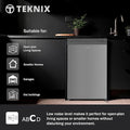 Teknix UC55F5S - Silver Undercounter Freezer - Garage Safe - 91 Litres - E Energy