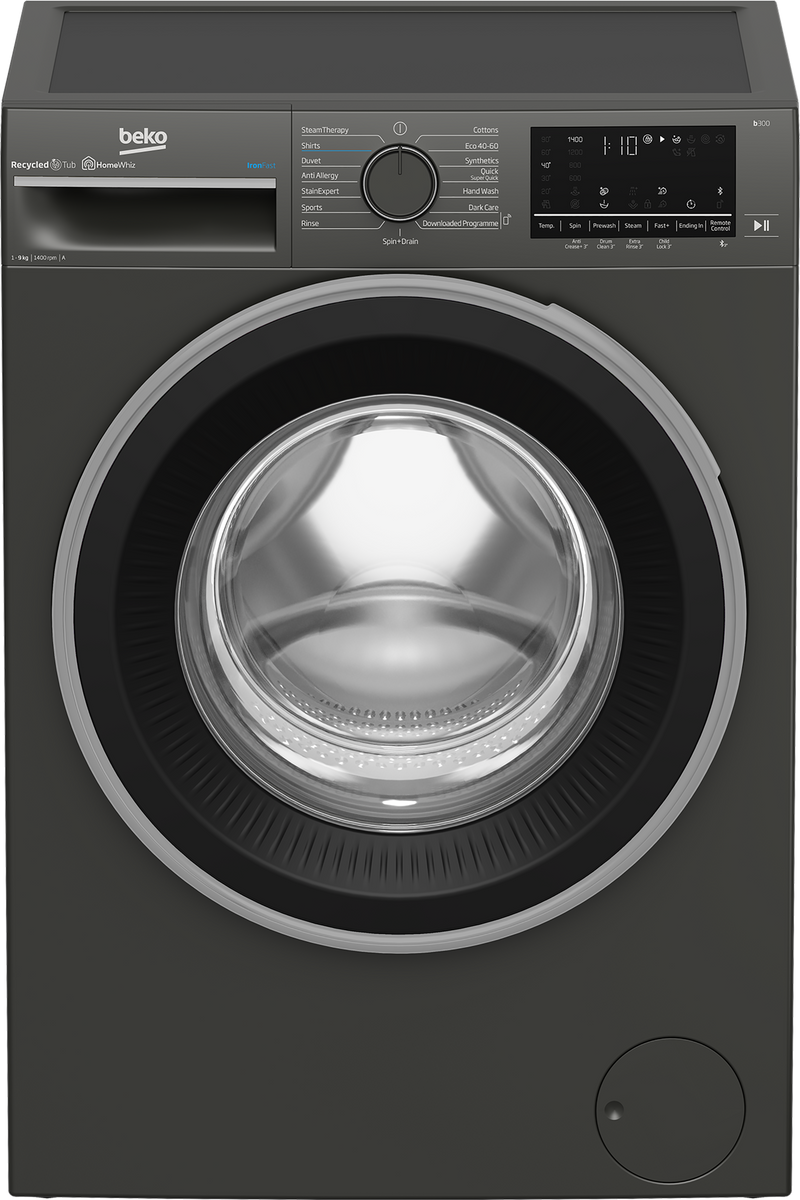 Beko B3W5941I - White 9KG Washing Machine - 1400 RPM - A energy