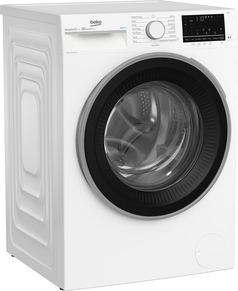 Beko B3W5941I - White 9KG Washing Machine - 1400 RPM - A energy