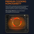 Teknix BITK263GSX - Stainless Steel 63L Gas Oven - Built-in-LPG convertible - A Energy Rating