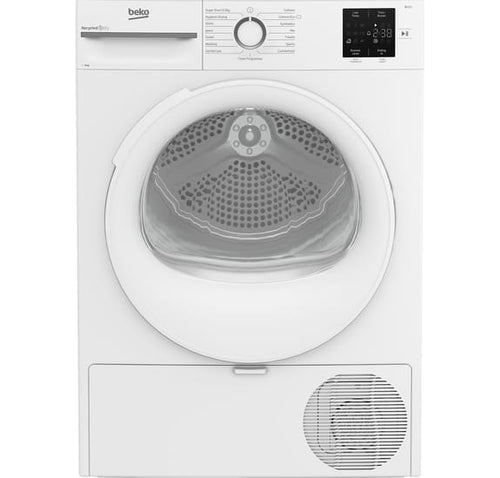 Beko BM3T3922W - White 9KG Heat Pump Tumble Dryer - A+ Energy