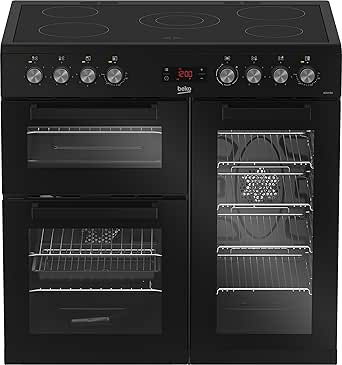 Beko KDVC90K - Black Electric Range Cooker - 167L - A Energy Rating ...