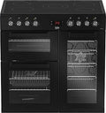 Beko KDVC90K - Black Electric Range Cooker - 167L - A Energy Rating