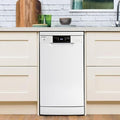 Teknix TFD455W - White Freestanding Dishwasher - E energy - Display