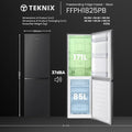 Teknix FFPH1825PB 256L Fridge Freezer - Total No Frost - E energy