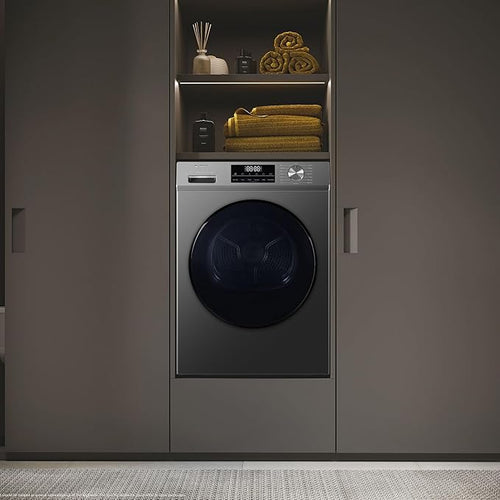 Teknix TK3HP10XS - Silver 10KG Heat Pump Tumble Dryer - E Energy Rating