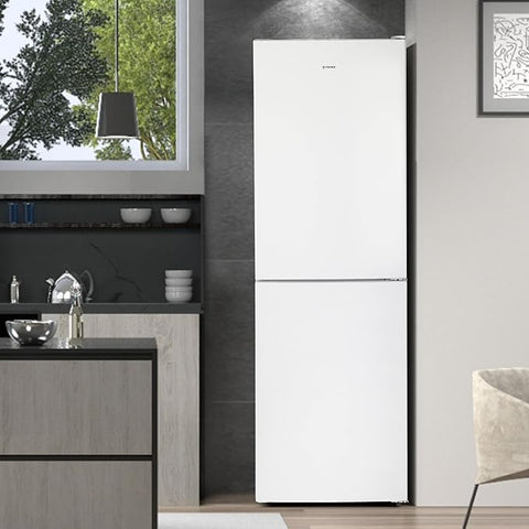 Teknix FF1860W/E - White Freestanding 50/50 Frost Free Fridge
