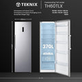 Teknix TH60TLX - Tall Stainless Steel Larder Frost Free Fridge - E energy
