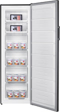 Teknix TFF1715B - Black Freestanding Tall Freezer - 204L Frost Free - E Energy