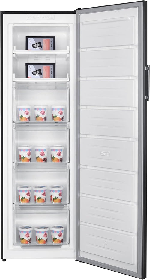 Teknix TFF1715B - Black Freestanding Tall Freezer - 204L Frost Free - E Energy