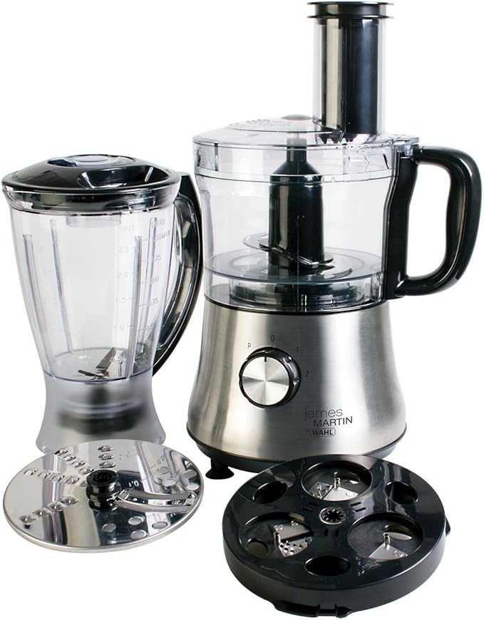 Wahl James Martin LEUKKALG11860 - Stainless Steel Food Processor and Blender Combo - 1.5L - A energy