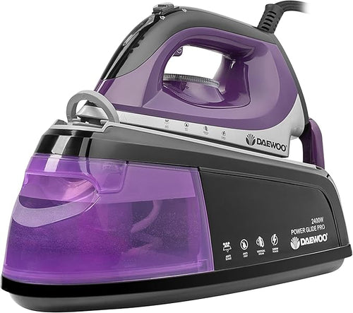 Daewoo SDA1589GE - Black Steam Station Iron - 2400W - 1.2L Tank