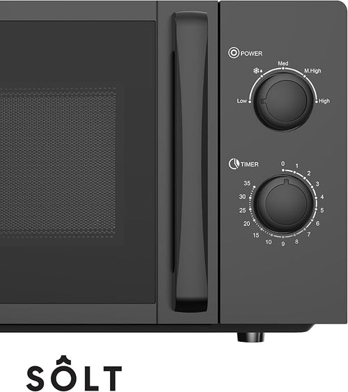 Solt SMW20BX - Black 20L Microwave - 5 Power Levels