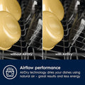 AEG GF6100C2SNW - White Freestanding Dishwasher - 44 dB - B Energy