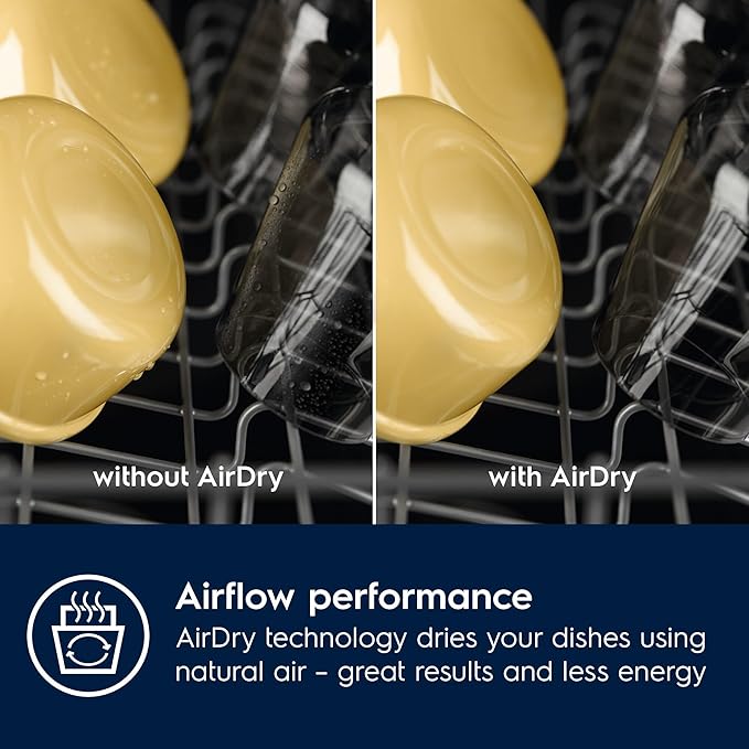 AEG GF6100C2SNW - White Freestanding Dishwasher - 44 dB - B Energy