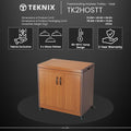 Teknix TK2HOSTT - Teak Food Trolley Warming Drawer