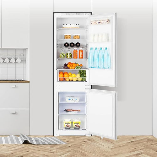 Teknix BITH70FF - White 70/30 Integrated Fridge Freezer - 246L - E energy