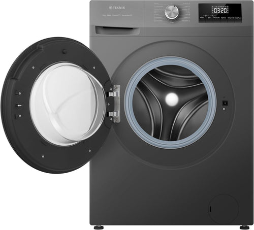 Teknix TK2W814HS - Titanium 8KG Washing Machine - 1400 RPM - A energy - Display
