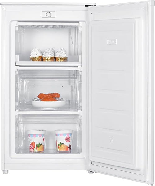 Teknix UC48F2W - White Undercounter Freezer - Garage Safe - E energy - Display