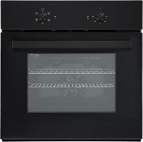 Teknix BITK263ESB - Black 55L Single Oven - Slim Depth - A Energy