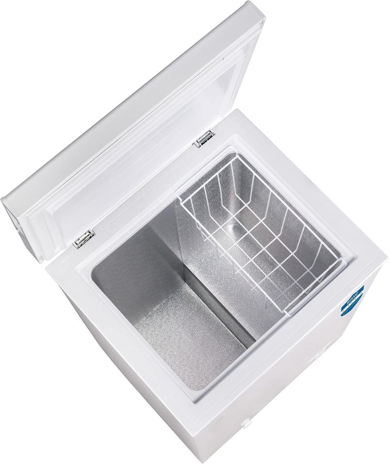 Teknix CH95 - White 95L Chest Freezer - Garage Safe - 4 Star, E Energy Rating