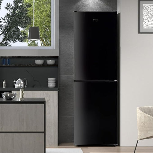 Teknix FF1860B/E - Black Fridge Freezer - 308L - E Energy Rating